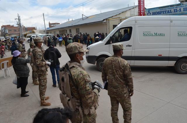 Puno: este domingo será el sepelio de militar atropellado cuando realizaba acciones de control por coronavirus. (Foto: Carlos Fernández)