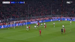 Bayern Múnich vs. Benfica: Lewandowski colocó el 3-0 con un notable cabezazo