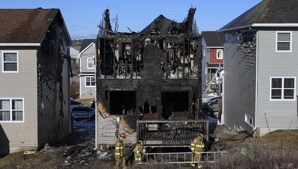 Halifax | Canadá: Siete niños de la misma familia mueren en el incendio de una casa. (AP).