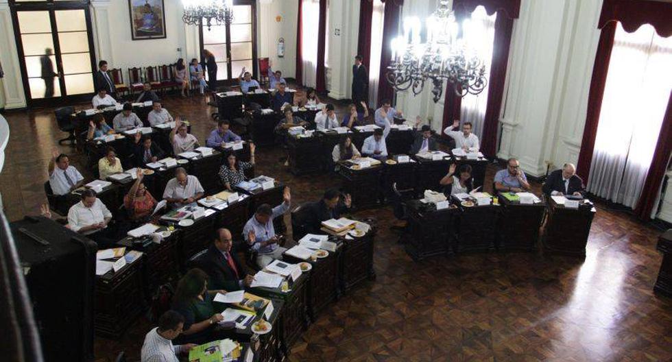 El concejo metropolitano sesionó esta mañana. (Foto: Agencia Andina)