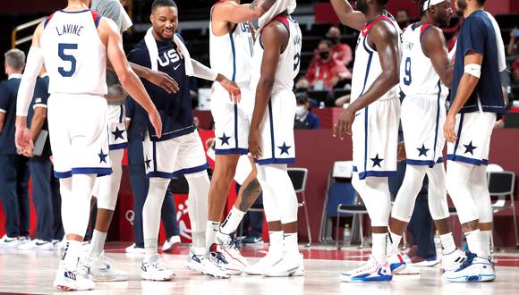 Estados Unidos llegó a la final de basketball en los Juegos Olímpicos Tokio 2020. (Foto: EFE)