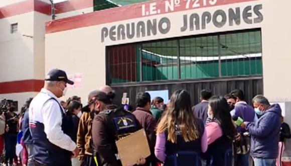Padres denunciaron este nuevo caso de connotación sexual en un colegio de Villa El Salvador | Foto: Panamericana / Captura de video