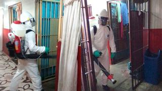 Áncash: desinfectan celdas del penal de Huaraz para prevenir el COVID-19 