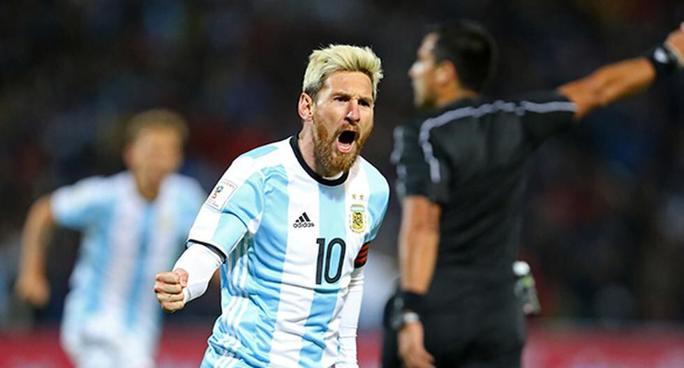 Lionel Messi anotó con Argentina ante Uruguay por Eliminatorias. (Foto: EFE)
