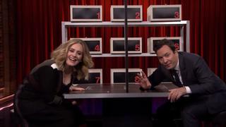 Adele disfrutó jugando con Jimmy Fallon en televisión [VIDEO]