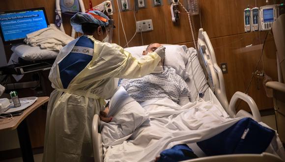 "Cuando llegué, las otras enfermeras dijeron que parecía una zona de guerra" cuenta la enfermera Susan Yowell sobre su experiencia en un hospital de Brooklyn, Nueva York. (Foto referencial: John Moore/Getty Images/AFP).