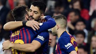 Barcelona goleó 3-0 a Real Madrid, con doblete de Suárez, y clasifica a la final de la Copa del Rey
