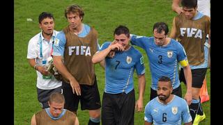 Las caras de dolor en Uruguay luego de ser eliminados de Brasil