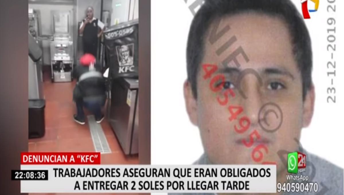 Tres ex trabajadores de KFC presentaron una denuncia formal a la Superintendencia Nacional de Fiscalización Laboral (Sunafil). (Foto captura: Panamericana)