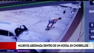 Chorrillos: cámaras captaron cómo huyó de hostal presunto feminicida  | VIDEO