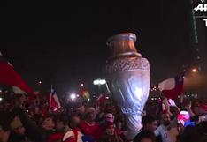 Copa América: miles de chilenos celebraron así en las calles de Santiago