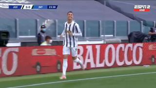 Juventus vs. Inter de Milán: Cristiano Ronaldo falló un penal, pero marcó el 1-0 en el rebote | VIDEO