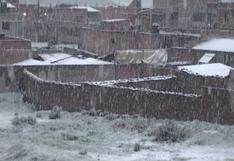 Senamhi: nevadas intensas se registran en las zonas altas de Puno