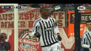 Pogba anotó el 1-0 tras terrible error de David Alaba [VIDEO]