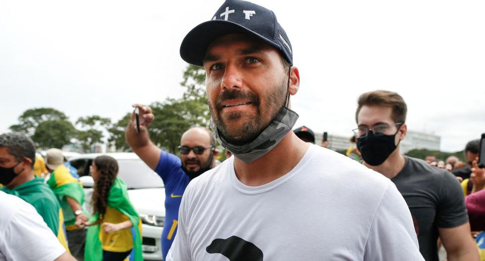 Bolsonaro’s son applauds Nayib Bukele for the dismissal of judges from the Supreme Court of El Salvador