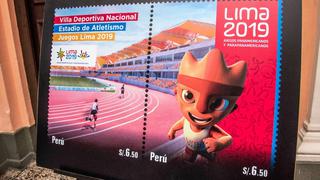 Lima 2019: presentan estampilla alusiva a los Juegos Panamericanos | FOTOS