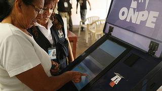 El voto electrónico se usó en la consulta popular de Pacarán, Cañete