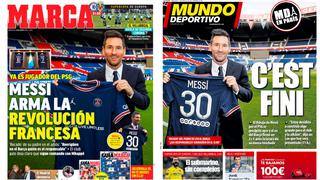 Lionel Messi fichó por el PSG: las mejores portadas tras el anuncio del cuadro parisino | FOTOS