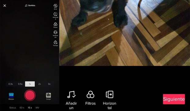 Para ello deberás ir al "+" en TikTok y luego presionar sobre Cargar. (Foto: TikTok)