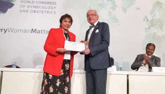 La Dra. Eliana Ojeda fue reconocida el año 2019 por la Federación Internacional de Ginecología y Obstetricia como una de las mejores ginecólogas profesionales del mundo. (Foto: Agencia Andina)