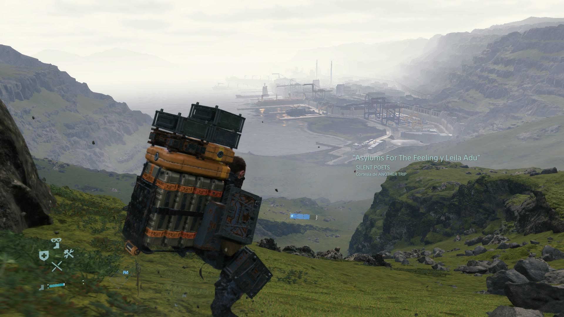 En Death Stranding, tendremos que recorrer Estados Unidos para reconectar al país. (Captura de pantalla)