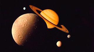 Gases raros desencadenaron un vórtice polar en luna de Saturno