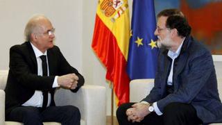España: Ledezma se reúne con Rajoy tras escapar de Venezuela