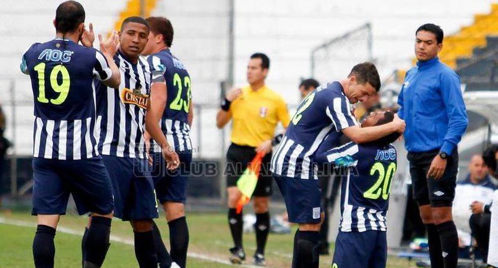 Landauri celebra el primer gol. (Foto: Facebook Club Alianza Lima)