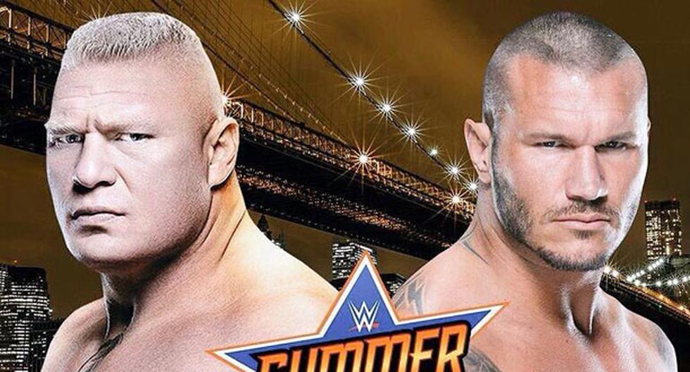 Brock Lesnar y  Randy Orton se verán las caras en SummerSlam  | Foto: WWE