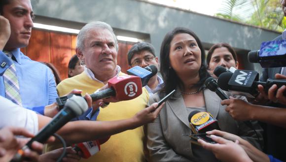 Keiko Fujimori se pronunció luego del fallecimiento del fundador de Solidaridad Nacional. Imagen del 2 de junio del 2016. Foto: archivo GEC
Foto: Lino Chipana/ El Comercio