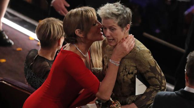Frances McDormand en los Oscar 2018. (Foto: Agencias)