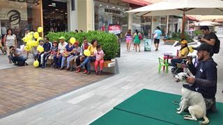 Perros WUF encantaron familias en mall ‘pet friendly’