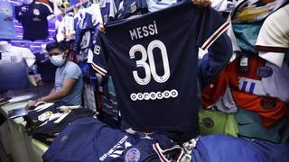 Comerciantes de Gamarra ya venden la nueva camiseta del PSG con el nombre de Lionel Messi [FOTOS]