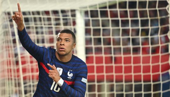 Con gol de Mbappé: Francia igualó ante Austria por la Nations League. (Foto: AFP)
