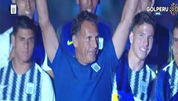 Miguel Ángel Russo recibió un caluroso aplauso cuando fue presentado en la Noche Blanquiazul. (Video: Movistar Deportes)