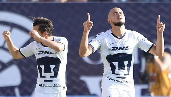 Pumas se impuso por 2-0 a San Luis por la Liga MX. El duelo se dio en el estadio Alfonso Lastras Ramírez de San Luis Potosí (Foto: EFE)