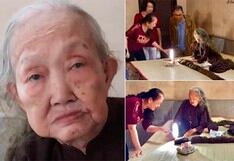 Anciana no se corta ni lava el cabello hace más de 60 años y su secreto causa controversia