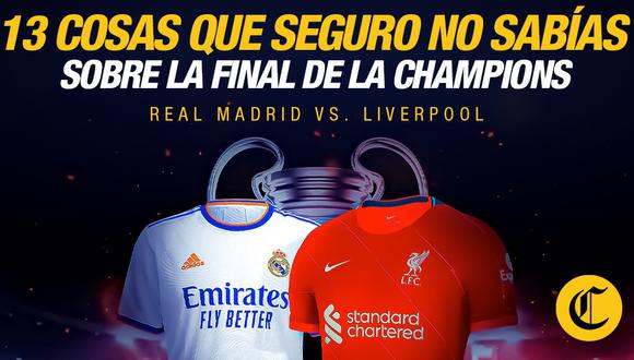 Real Madrid y Liverpool disputarán la final de la Champions League en el Stade de France. Te dejamos los 13 datos que quizás no sabías.