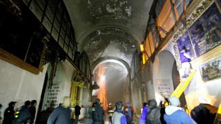 Cusco: así quedó iglesia de San Sebastián tras voraz incendio