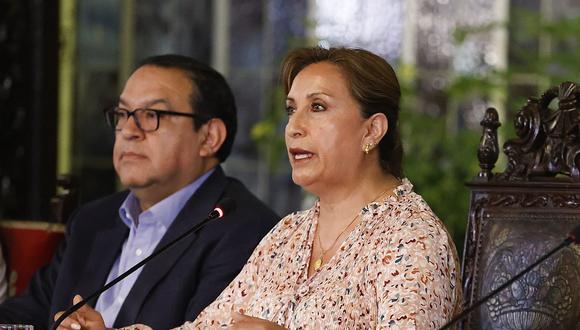 Dina Boluarte aseguró que no hay fricciones con Alberto Otárola. (Foto: Presidencia)