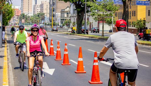 Se trata de un carril bidireccional que conecta las ciclovías de las avenidas Arequipa y Salaverry con el Centro Histórico de Lima. (Difusión)