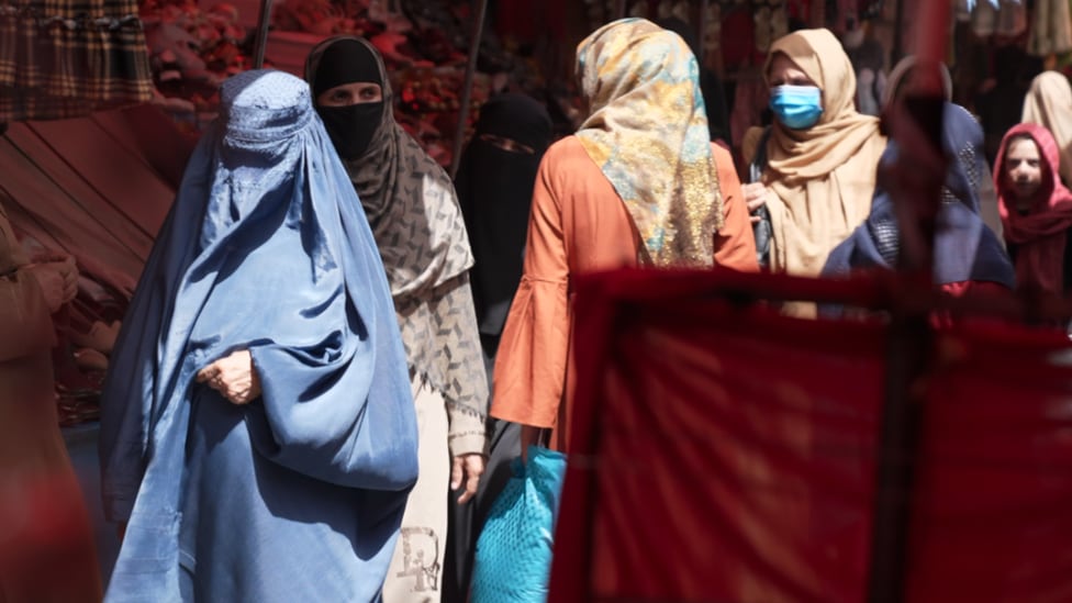 The Taliban decreed that women must wear a veil to cover their faces.