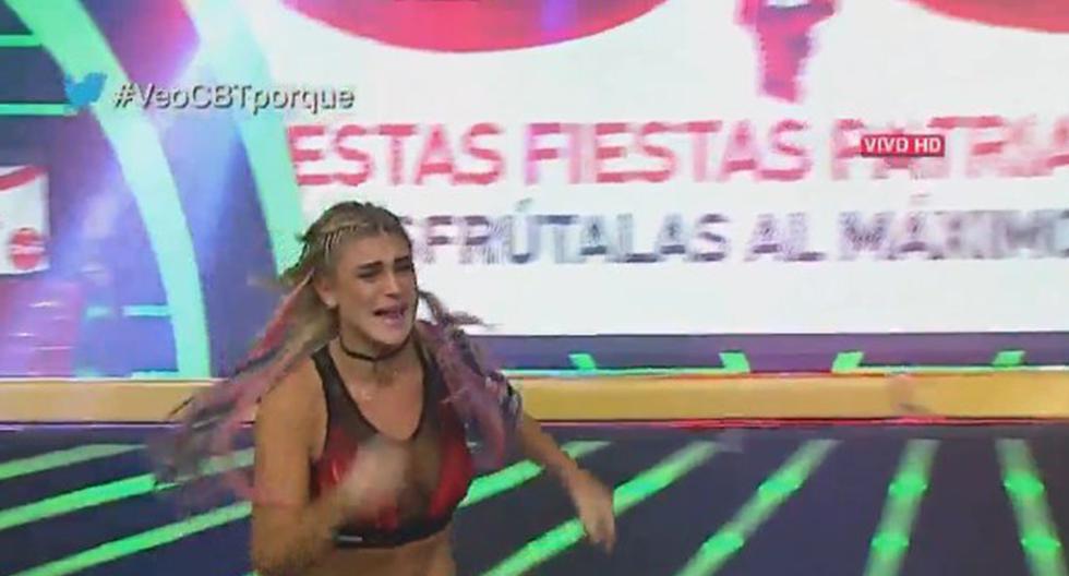 Macarena Velez protagonizó escena de celos a Said Palao. (Foto: Captura ATV)