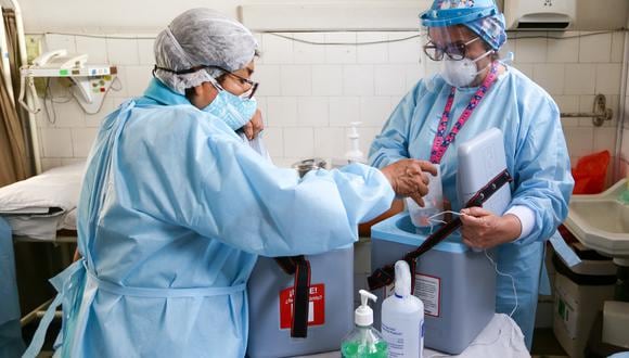 Las vacunas de Sinopharm serán repartidos a centros de salud públicos y privados. (Foto: Fernando Sangama/ GEC)