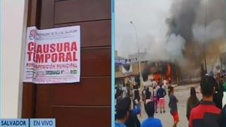 Incendio en VES: clausuran local de empresa Transgas por no contar con licencia de funcionamiento | VIDEO