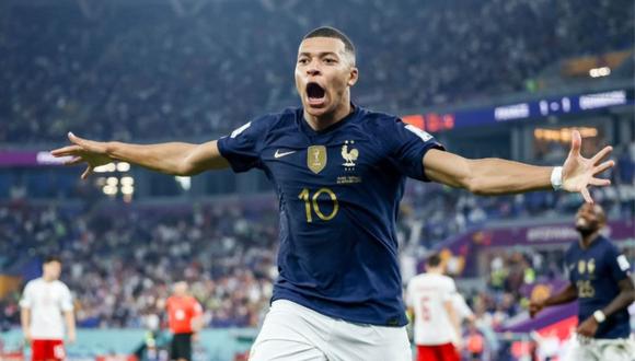 Kylian Mbappé lleva cinco goles en el Mundial Qatar 2022 y es el goleador del torneo. (Foto: Agencias)