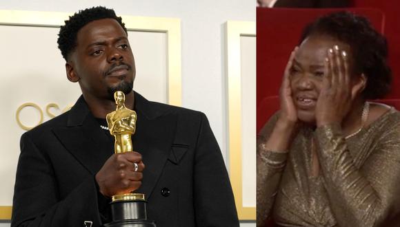 Daniel Kaluuya tuvo un peculiar discurso en los Oscar 2021 y así reacción su madre. (Fotos: AFP/ TNT)