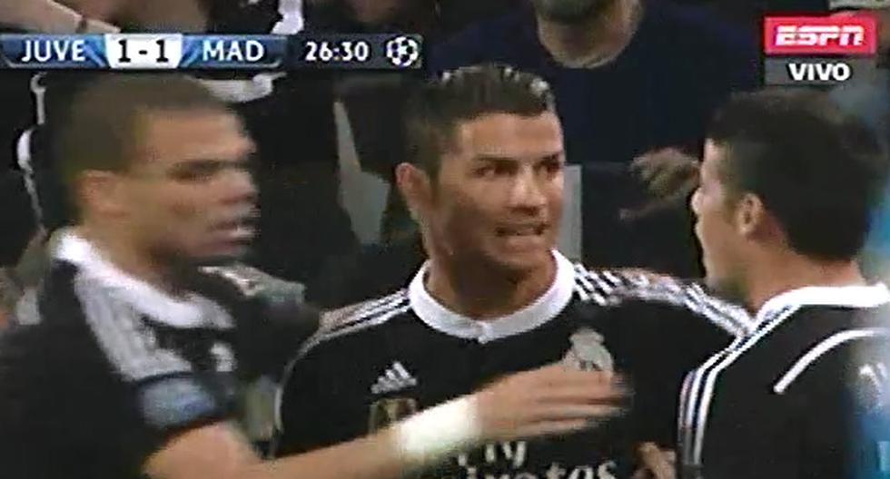 Cristiano Ronaldo hizo el empate para el Real. (Foto: Captura)