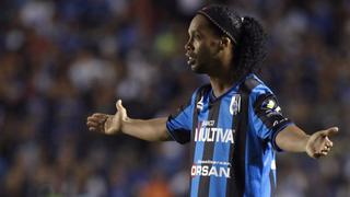Ronaldinho pidió disculpas por abandonar estadio de Querétaro