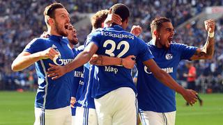 Schalke derrotó 2-1 al Dortmund en clásico de la Bundesliga